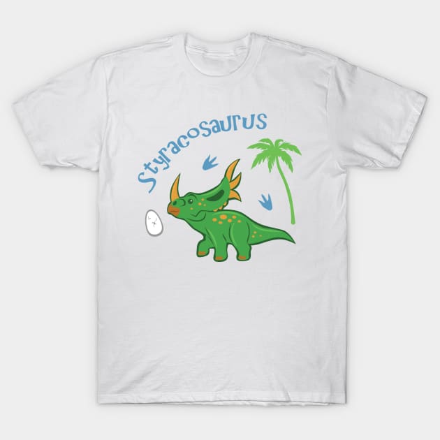 Cute Styracosaurus T-Shirt by SakuraDragon